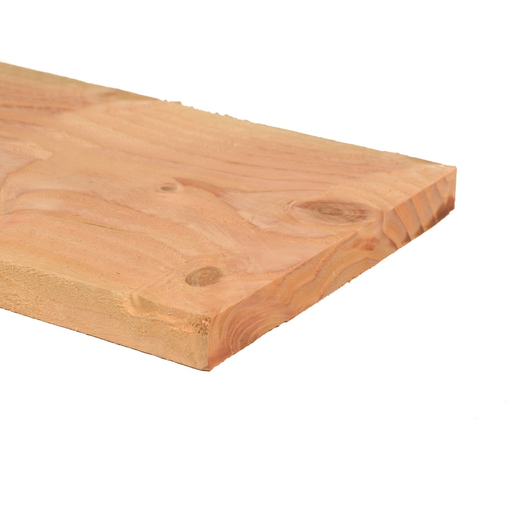 Douglas 30 x 200 x 5000 mm fijn bezaagd steigerplank - 70% PEFC