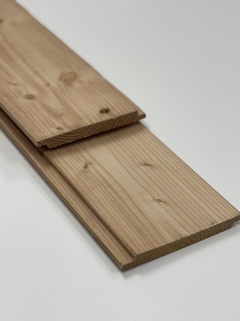 Douglas sponningdeel 20 x 175 x 4000 mm 1 zijde geschaafd - 70% PEFC