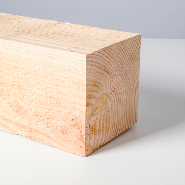 Douglas 120 x 120 x 3000 mm fijnbezaagd - 70% PEFC