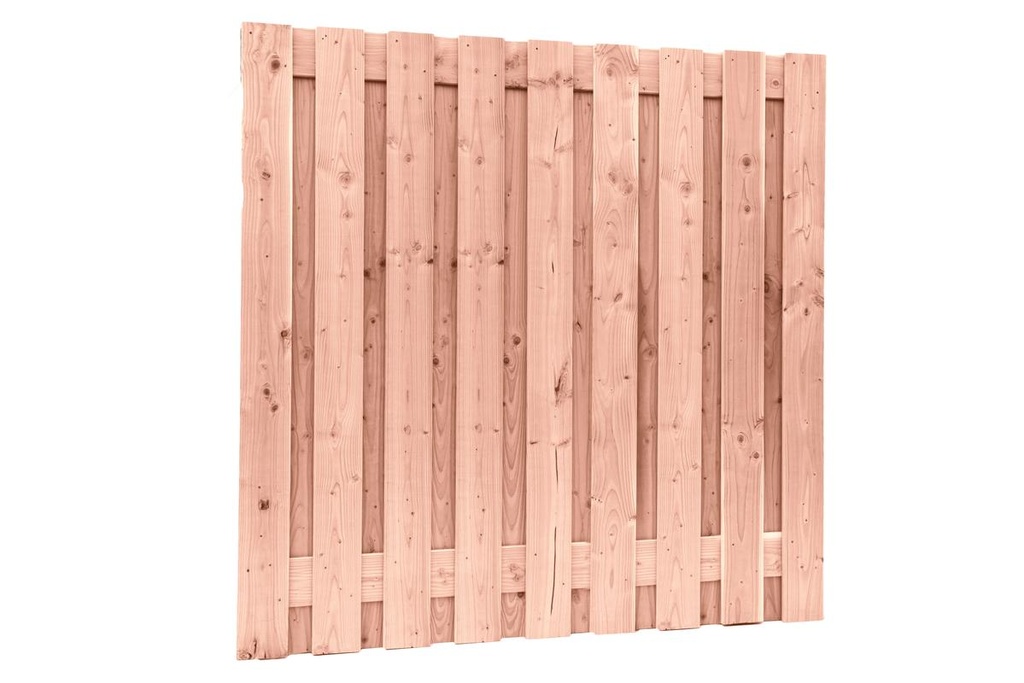 Coloured wood 1800 x 1800 mm tuinscherm 19 planks