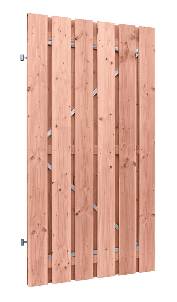 Coloured wood 1900 x 1000 mm poort incl. duimen