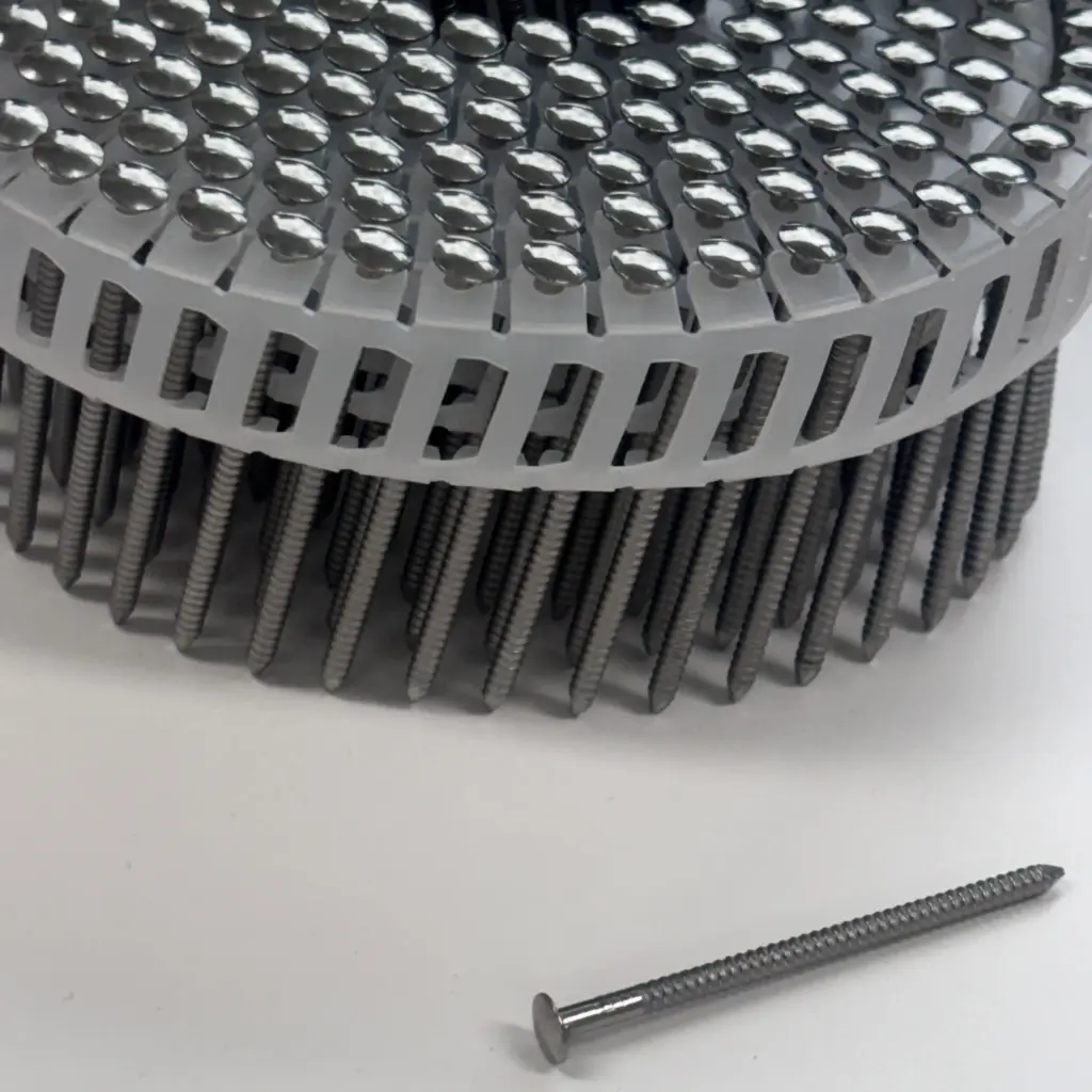 RVS Bolkop nagels 2,6 x 50 mm 15º rol Ongekleurd 200 st.