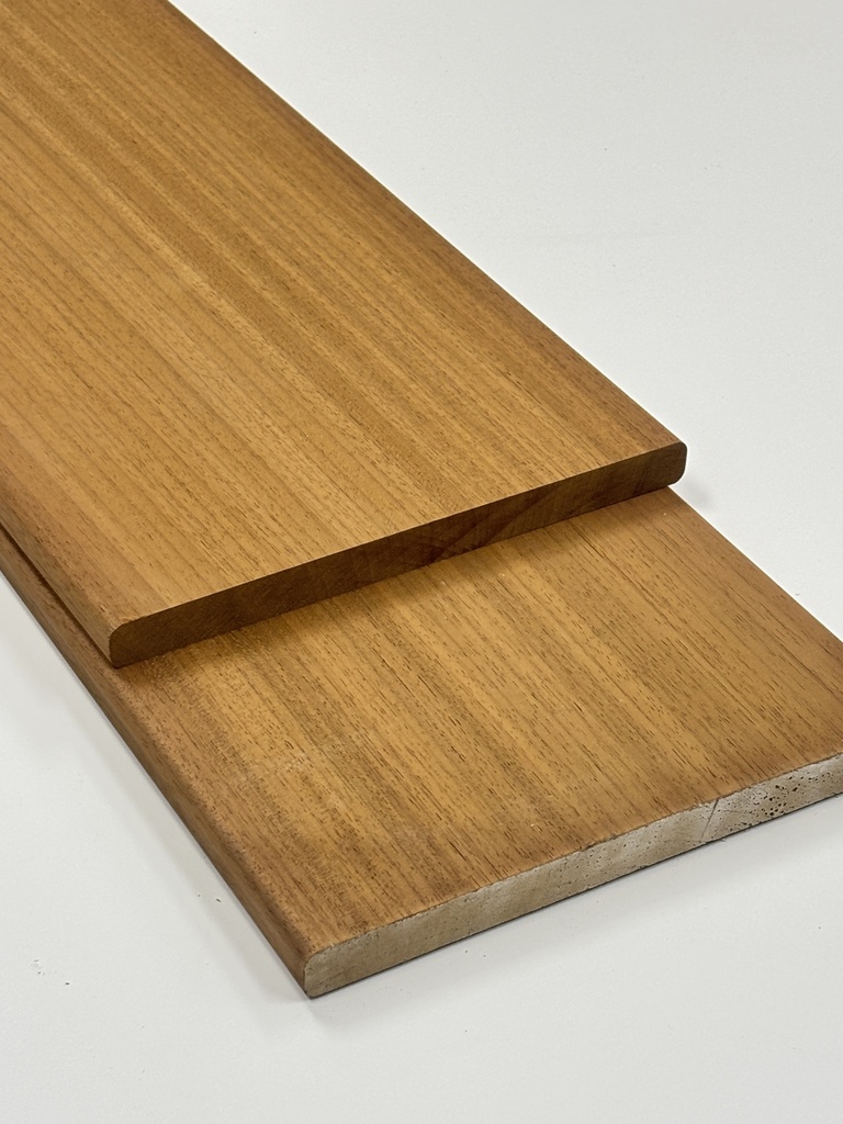 Thermo Ayous volhout boeiplank  27 x 220 x 6050 mm geschaafd