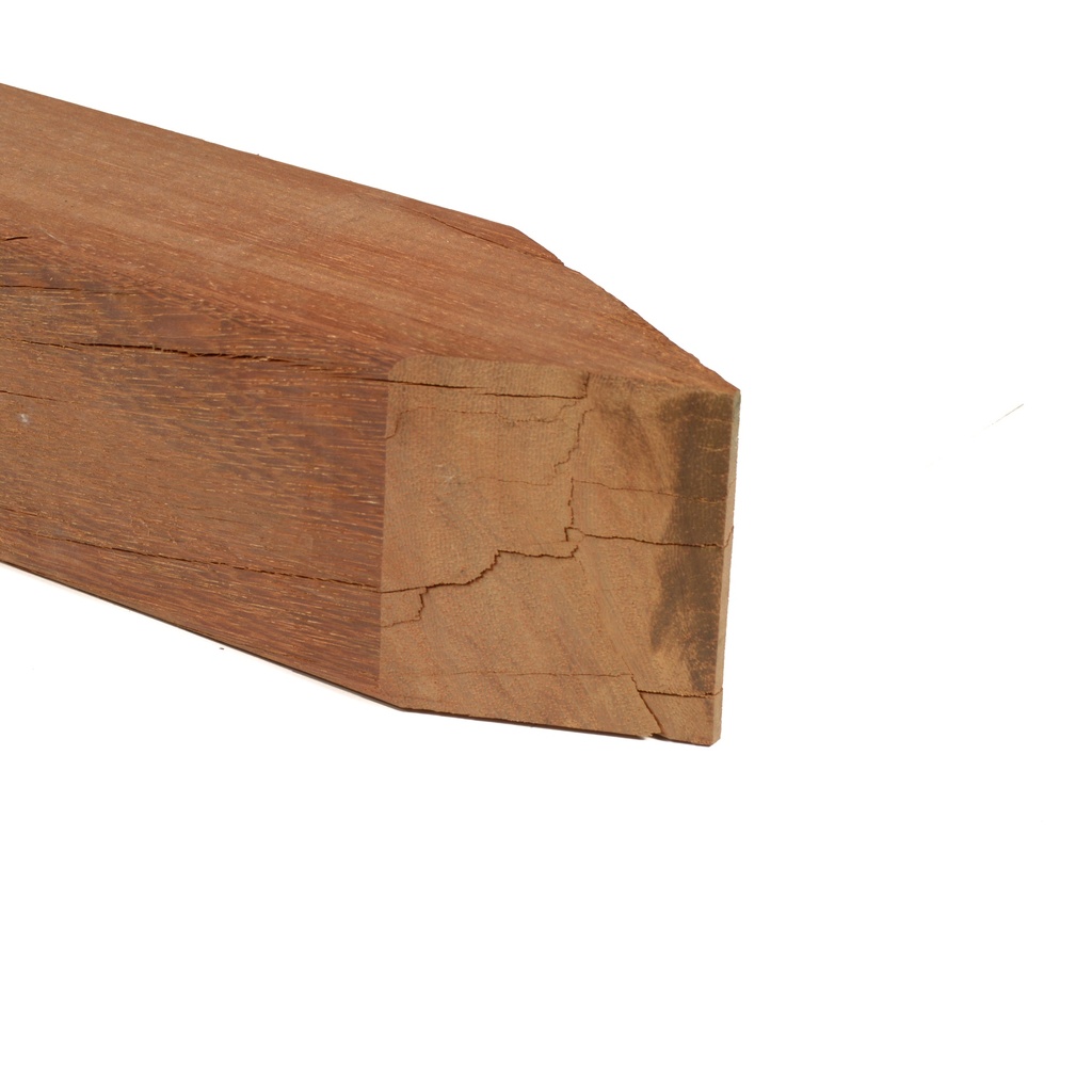 Azobé 65 x 65 x 3000 mm geschaafd gepunt netto - FSC 100%