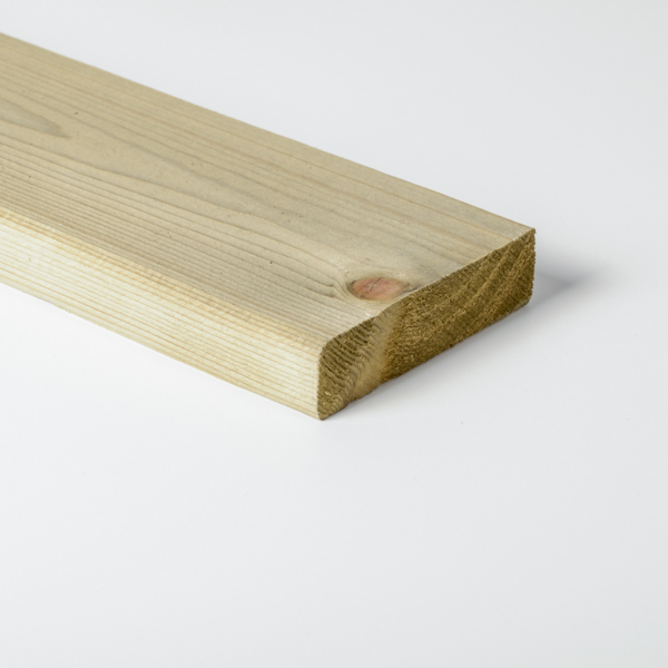 Vuren 19 x 145 x 3000 mm geschaafd 4RK verduurzaamd C - FSC Mix Credit