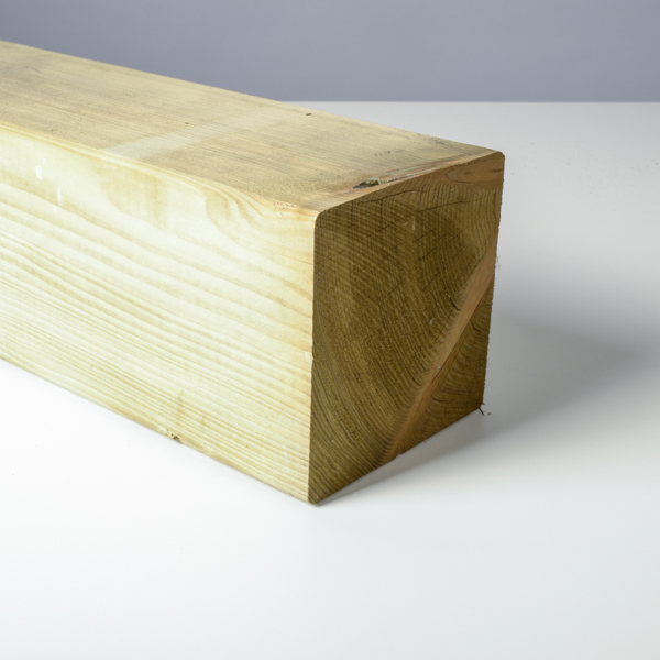 Vuren 70 x 70 x 3000 mm geschaafd 4RK verduurzaamd C