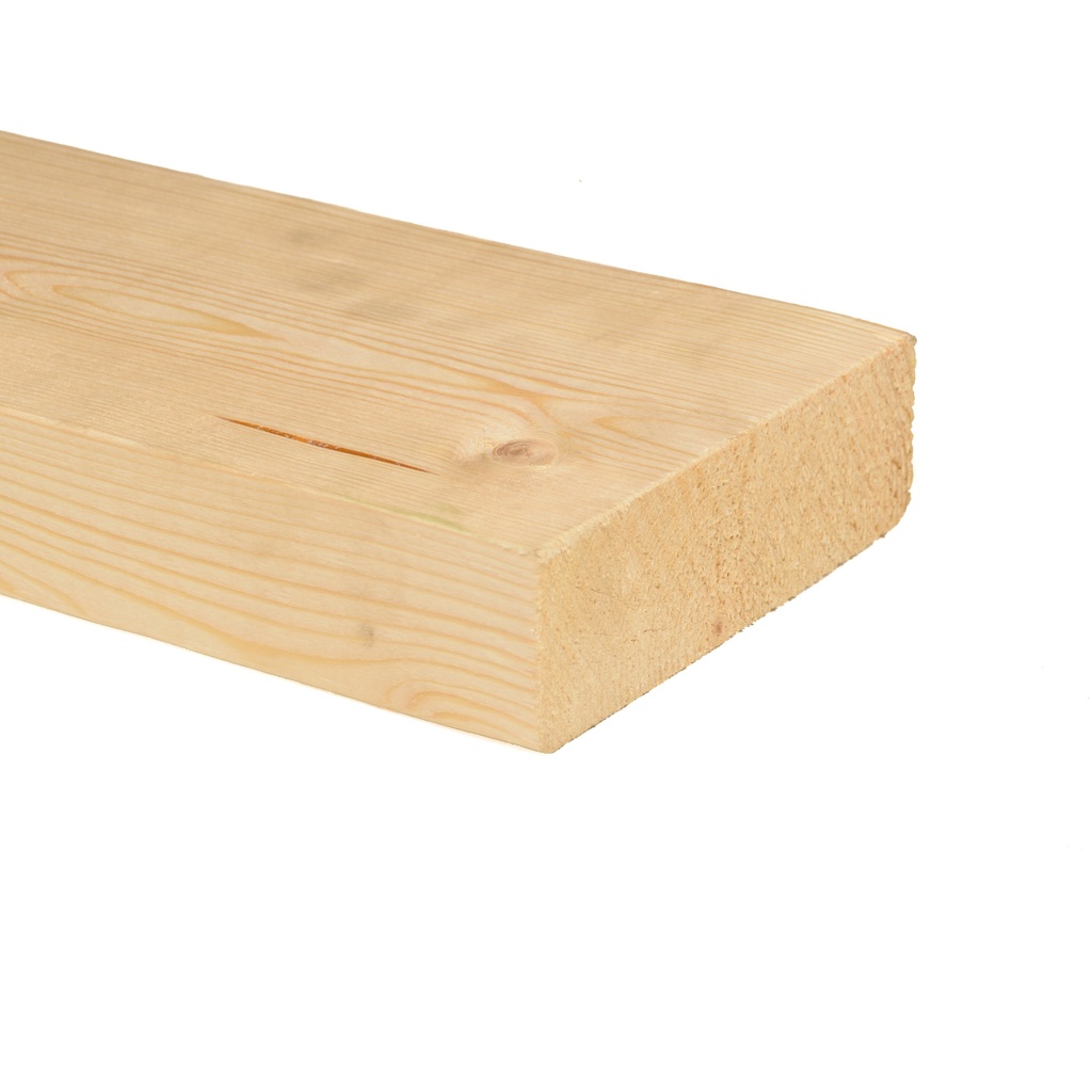 Vuren SLS 38 x 235 x 5400 mm geschaafd 4 ronde kanten C - FSC Mix Credit