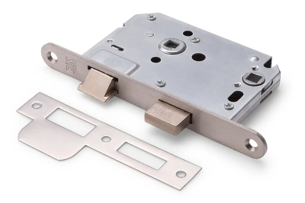 WC-badkamerslot ronde voorplaat RVS 