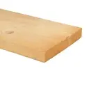 Steigerplank 32 x 200 x 5100 mm ruw gedroogd - 70% PEFC