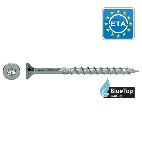 Univ. houtschroeven HAPAX VZK-T20 Ø4,0x60 Zn (200 stuks)