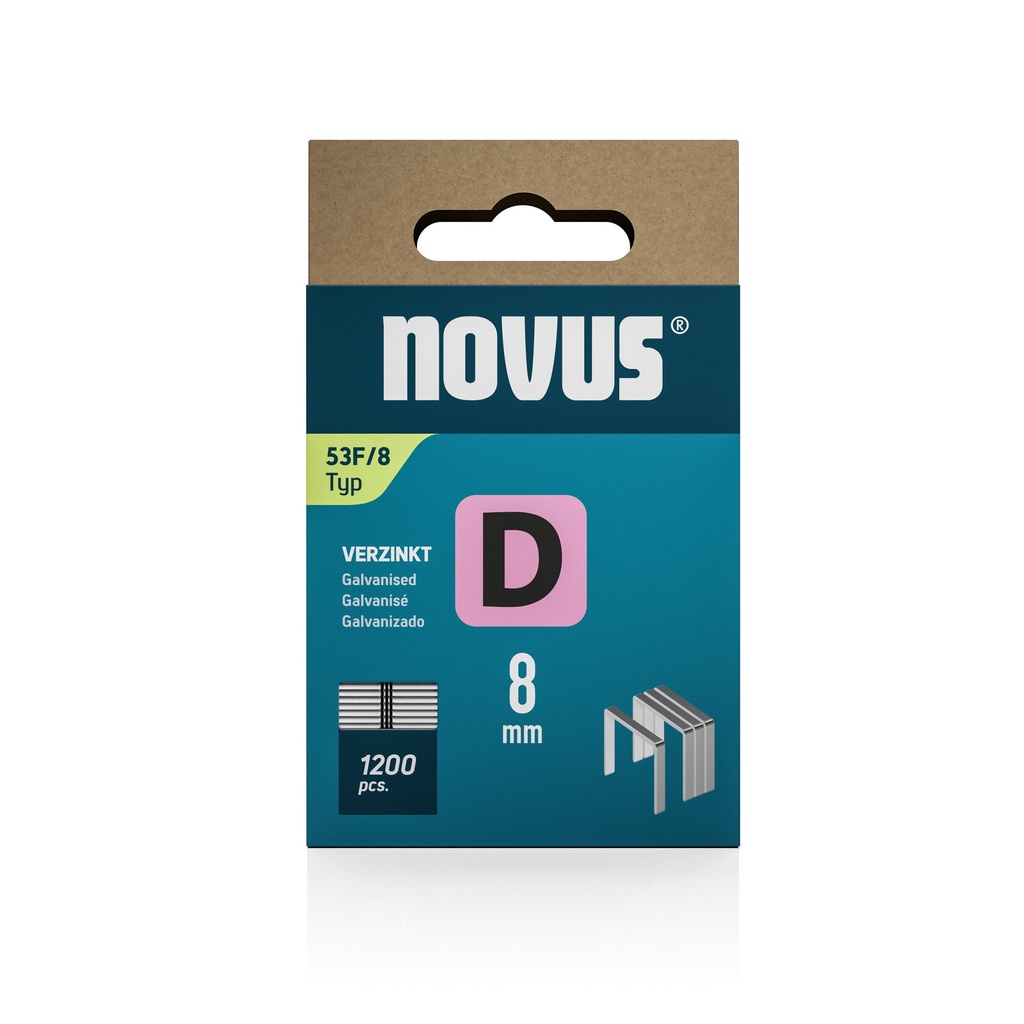 Novus Nieten D 53 F 8mm 1200st.