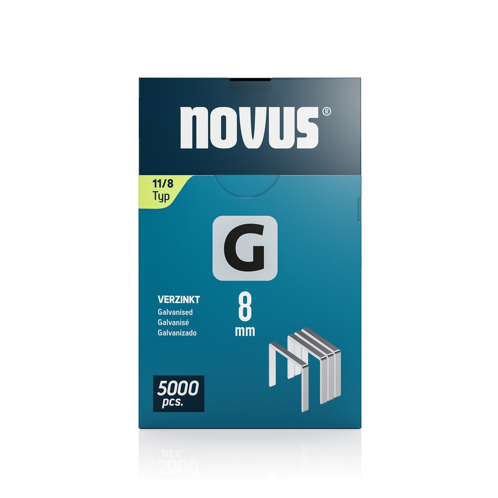 Novus Nieten G 11 8mm 5000st.