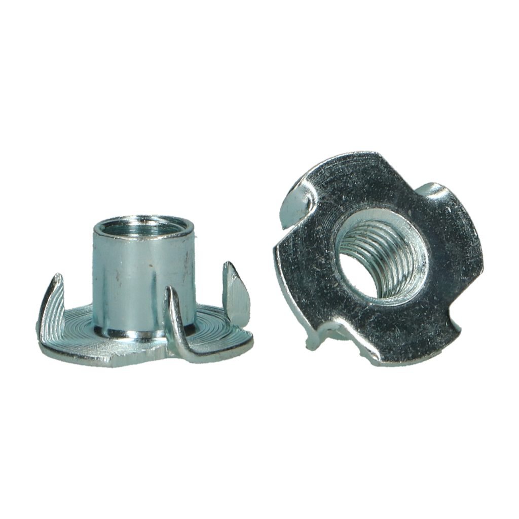 Inslagmoer voor hout M 6x19x9 Zn Doos (200 st)