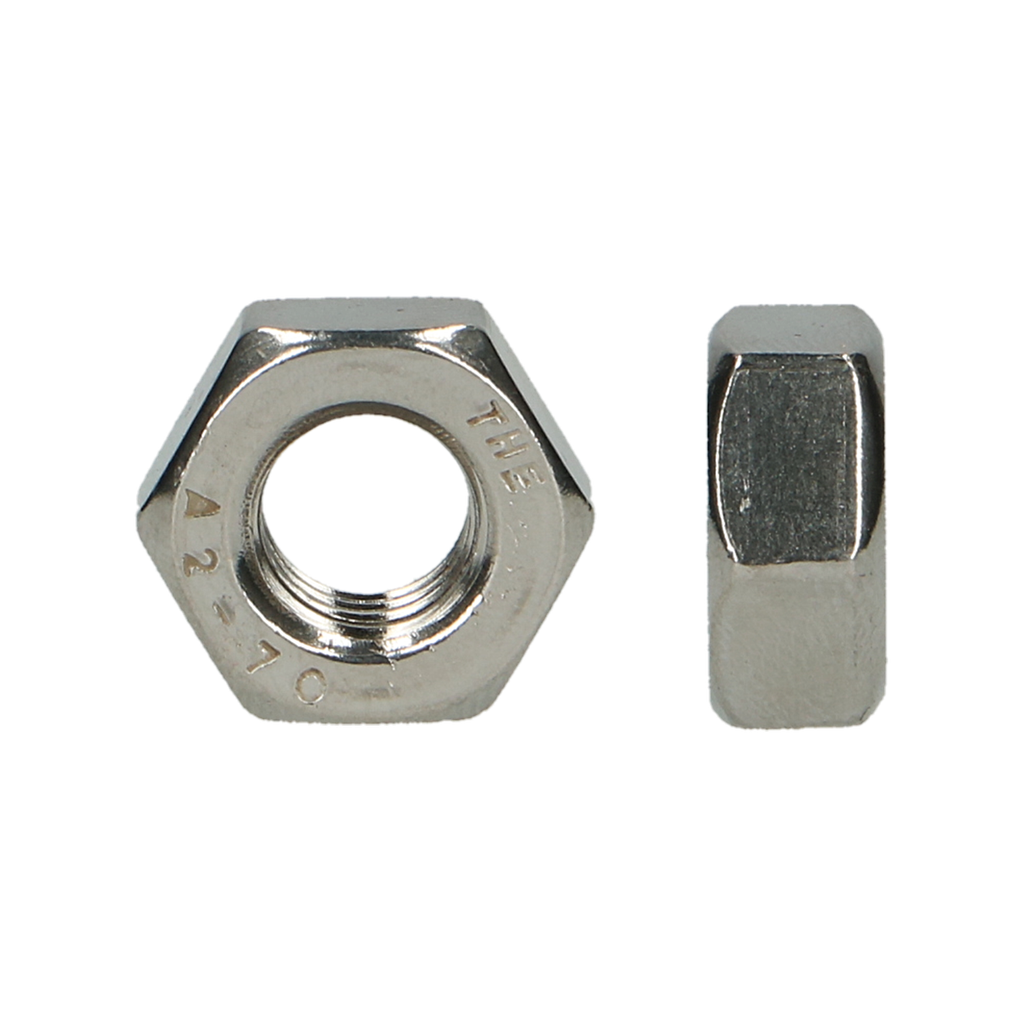 Zeskantmoer DIN 934 M10 A2-70 Doos (200 st)