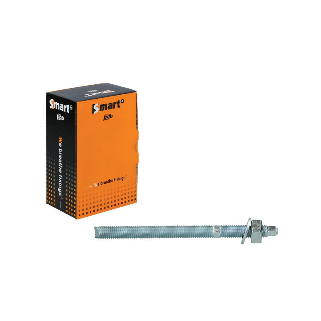 SMART Ankerstang chem.anker 5.8 M12x160 Zn Doos (10 st)