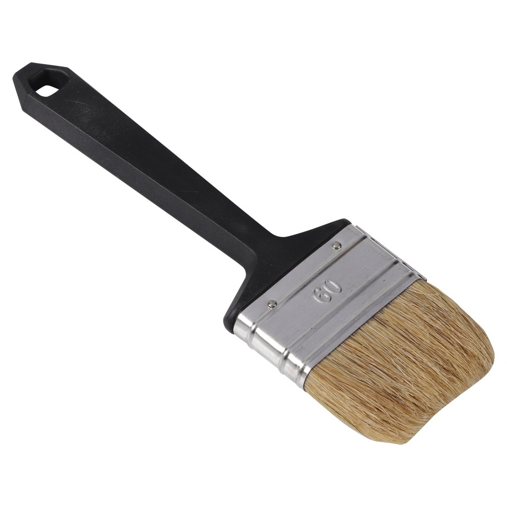 CP PLATTE KWAST WEGWERP WIT VARKENSHAAR 60