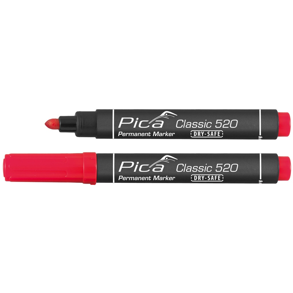 Pica 520/40 Permanent Marker 1-4mm rond rood