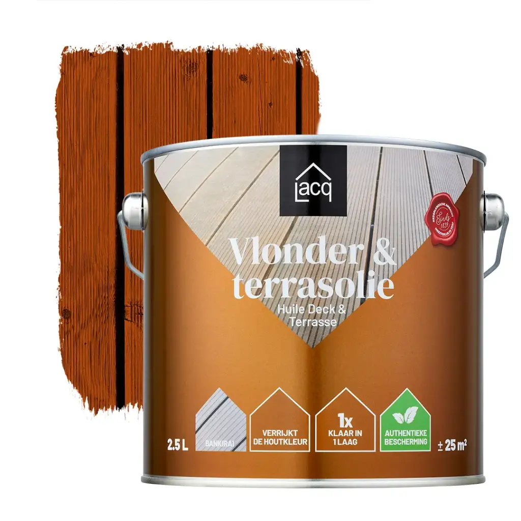 Lacq Vlonder & terrasolie bankirai 2,5 liter