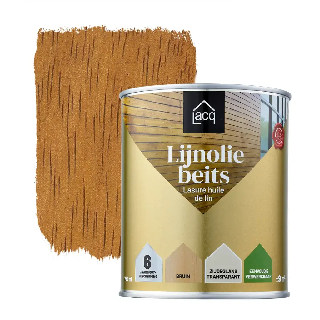 Lacq Lijnoliebeits Transparant bruin  750ml