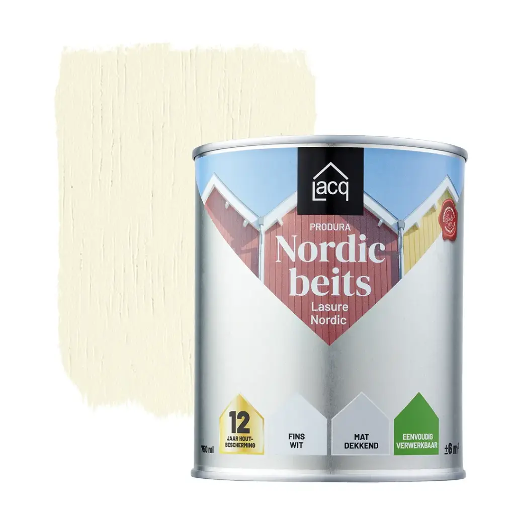 Lacq Produra Nordic Beits mat Fins Wit 750ml