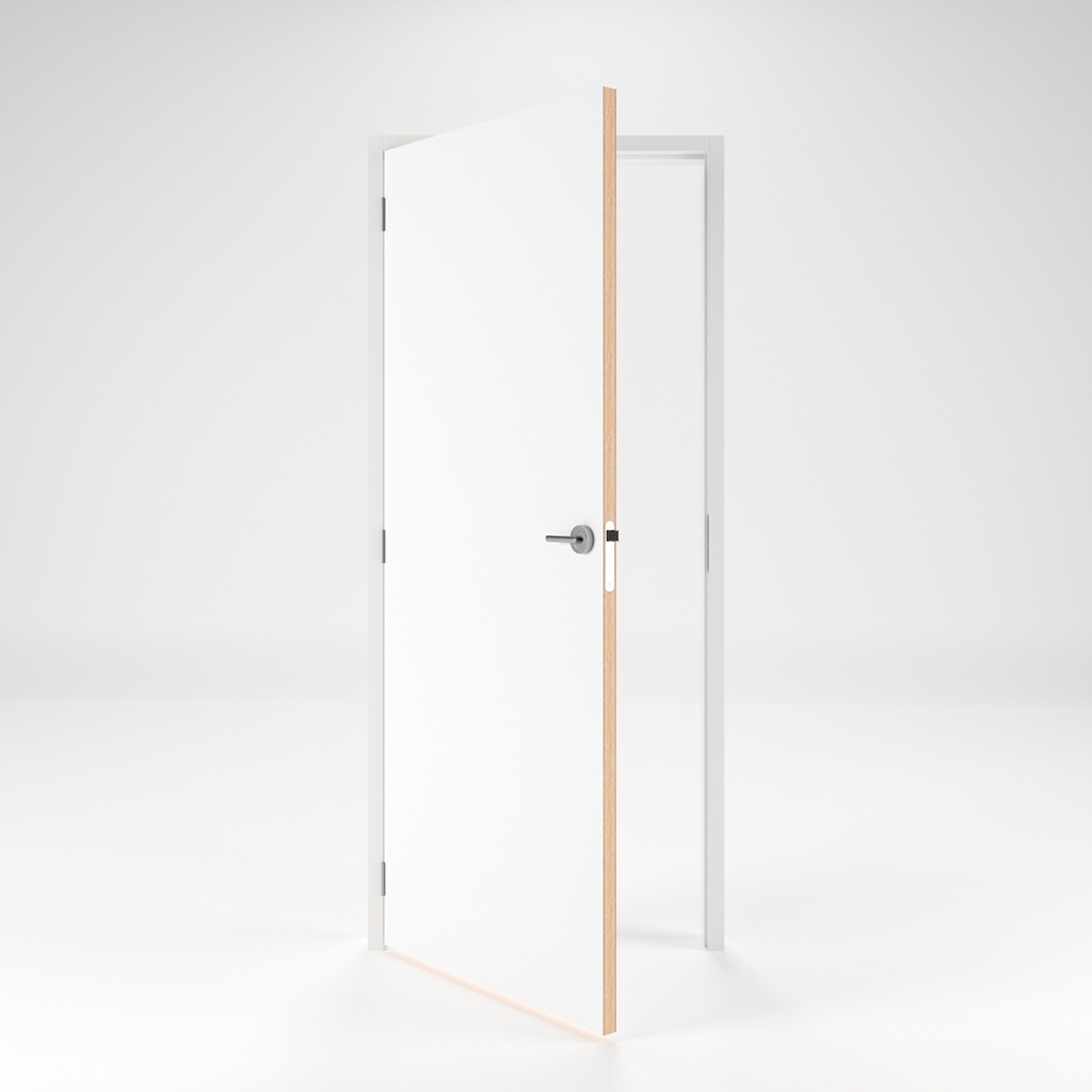 Deur kozijn combinatie 88x211,5 links kozijn vuren wit 56x120