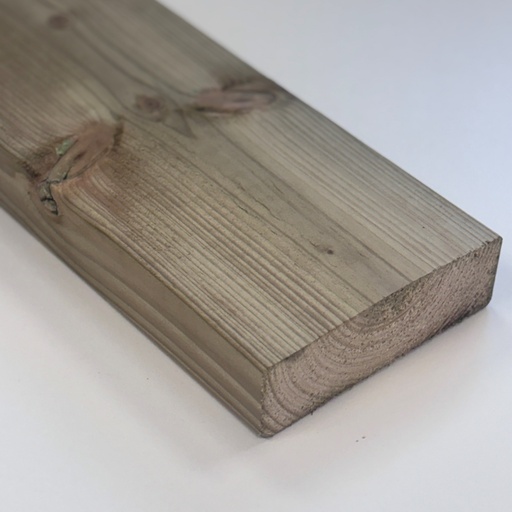 [2400046] Vuren 28 x 145 x 5100 mm gewolmaniseerd C