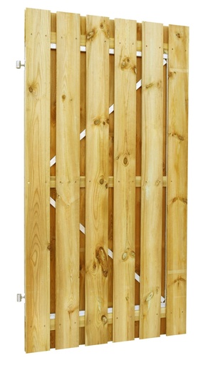 [2401099] Vuren 1950 x 1200 mm poort verduurzaamd  incl. duimen
