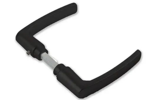 [2600145] Deurkrukset type 332 deurdikte 40 mm zwart