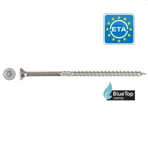 [2600800] Univ. houtschroeven HAPAX VZK-T30 Ø6,0x140 Zn (100 stuks)