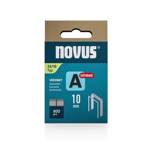 [2601003] Novus Nieten A 53 10mm super hard 800st.