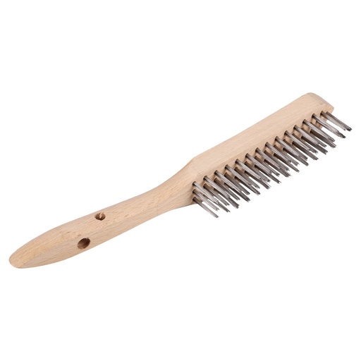 [2601600] CP STAALBORSTEL GIETSTL HOUT 3-RIJEN, FSC 100%