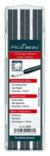 [2604691] Pica 6050 BIG Dry Navulling Carpenter 2H