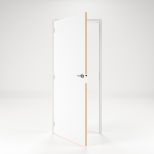 [2302115] Deur kozijn combinatie 88x211,5 links kozijn vuren wit 56x120